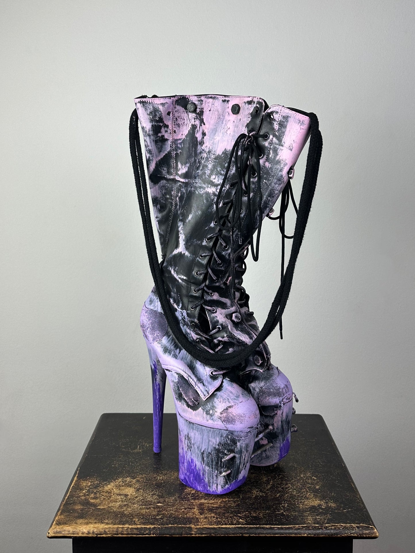PAINTED HEEL BAG